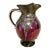 Late 20th Century Edgecombe Potters Deep Magenta Molten Drip Glaze Stoneware Pitcher For Sale
