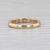 Gold 0.20ctw Diamond Wedding Ring 14k Yellow Gold Stackable Anniversary Band Size 4.5 For Sale - Image 8 of 8