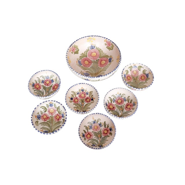 Spanish Talavera Bowls, Set of 7 For Sale - Image 11 of 11
