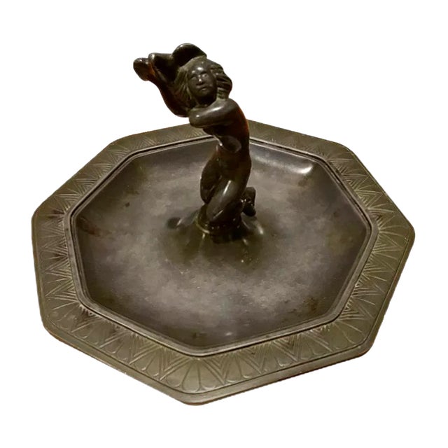 Vintage Pewter Dish by Just Andersen, Denmark, 1930s For Sale