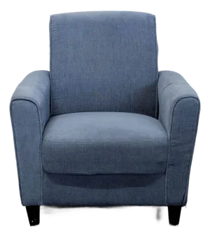 Dh Modern Blue Fabric Lounge Chair – Comfortable and Stylish Armchair