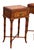 Pair Ethan Allen Faux Bamboo Burl Sofa/Bedside Tables For Sale - Image 10 of 13