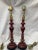 1990s Burgundy Kelly Petersen Wildwood Designs Buffet Table Lamps - a Pair For Sale - Image 9 of 9