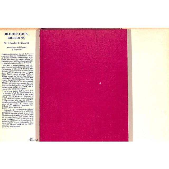 LEICESTER, Sir Charles [480] pp. w/ 7-fold generations chart at rear Odhams Press Limited 1958 Second Printing 9" x 6" The...