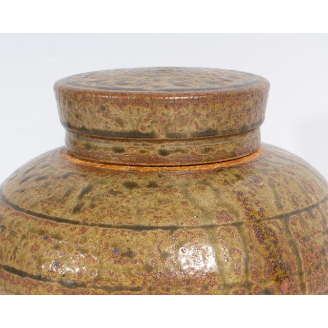 Mid 20th Century Rodney R. Baumgartner Studio Pottery Jar For Sale - Image 5 of 7