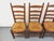Vintage Brutalist Dining Chairs in Wood and Straw by Charles Dudouyt, 1960s, Set of 4 For Sale - Image 11 of 15