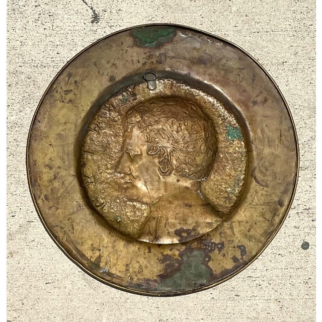 Vintage Profile Relief Medallion For Sale - Image 17 of 17