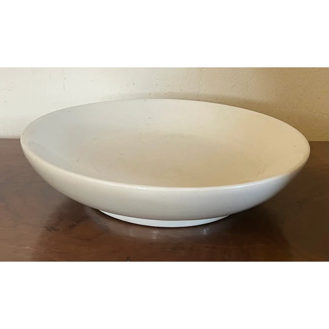 Antique 19th Century Chinese Monochrome White Blanc De Chine Porcelain Low Bowl For Sale - Image 11 of 18