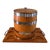 Vintage Towle Silversmiths Wooden Ice Bucket/ Wine Chiller Barrel and Tray For Sale