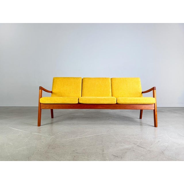 Midcentury Modern Sofa in Teak from France & Søn For Sale - Image 5 of 11