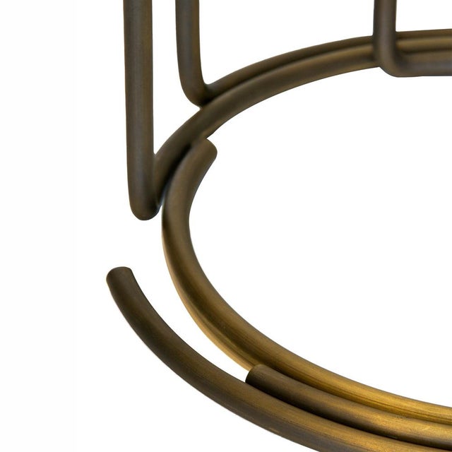 Sirio is a set of three bronzed brass candlesticks made in Italy, designed to create dynamic and flexible arrangements....
