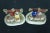Antique Mid 19th Century Dudson English Staffordshire Pearlware Bocage Shepherd Figures - Set of 2 For Sale - Image 9 of 13