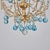 Cage Basket Chandelier with Azure Crystal Drops, 1960s For Sale - Image 3 of 9