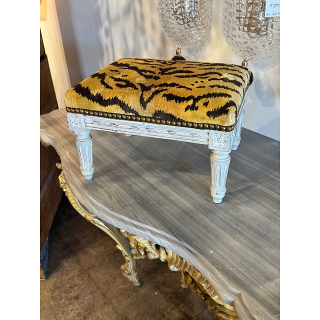 French French Louis XVI Stool For Sale - Image 3 of 5