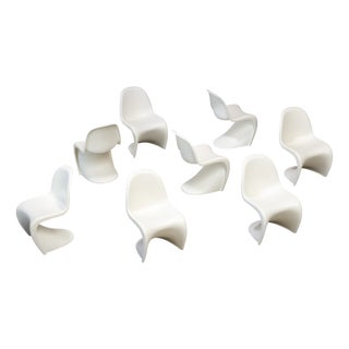 Dining Chairs Vitra by Verner Panton for Vitra, 1990s, Set of 8 For Sale