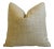 Early 21st Century French Designer Floral Botanical Linen Feather/Down Pillow 21" Square For Sale - Image 5 of 6