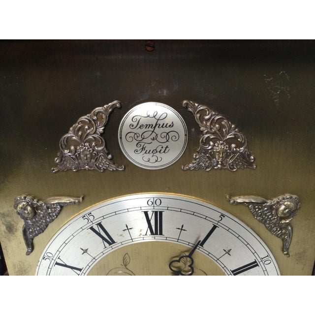 Elliott of London Caddy Top Mahogany Bracket Clock For Sale - Image 4 of 9