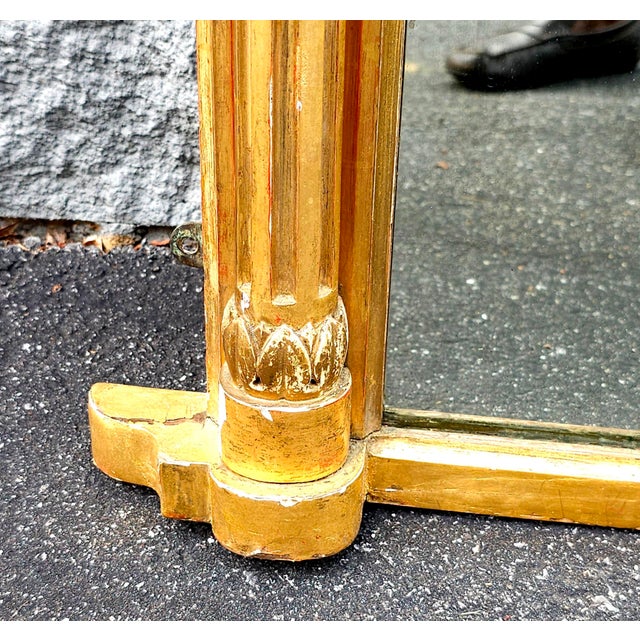 19th Century Giltwood Arched Overmantel Mirror For Sale In Washington DC - Image 6 of 11