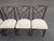 Brown Vintage Fick Reeds Set of 6 Bois Bamboo Chippendale Dining Chairs For Sale - Image 8 of 18