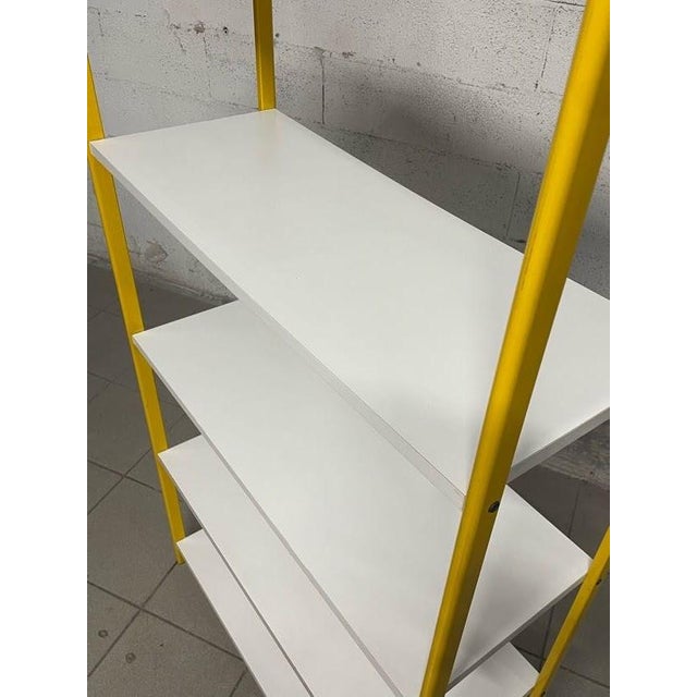 1980s Small Metal and Laminate Bookcase, 1980s For Sale - Image 5 of 14