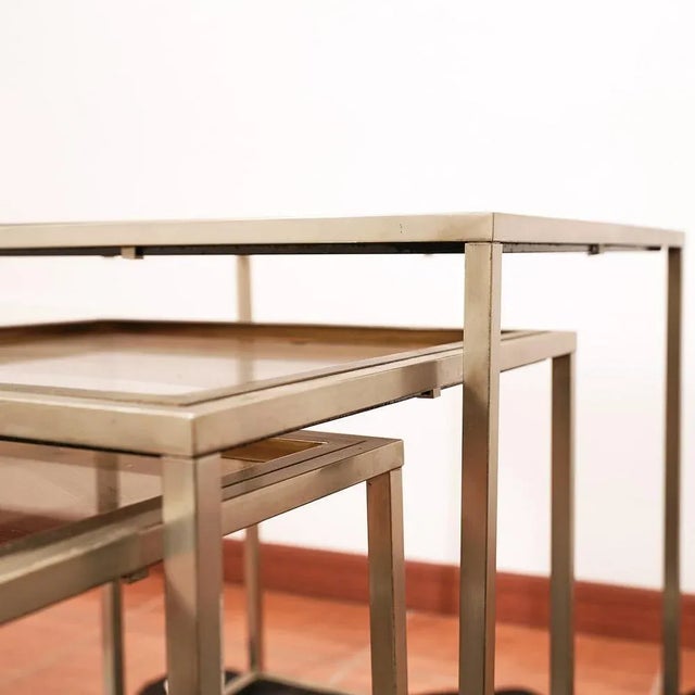 Vintage Nesting Tables, 1970s, Set of 3 For Sale - Image 3 of 7