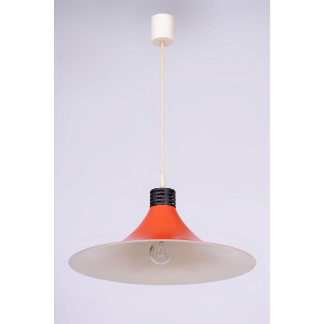 Mid-Century Aluminium Chandelier by Guzzini for Meblo, Italy, 1970s For Sale - Image 9 of 9
