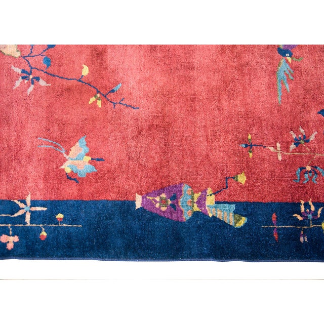 Textile Early 20th Century Chinese Art Deco Rug For Sale - Image 7 of 13