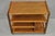 Mid-Century Modern Vintage Mid Century Modern Lacquered Cherry Wood Rolling Cart Tv Stand Shelf For Sale - Image 3 of 11