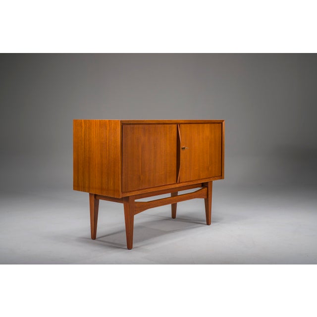 Wood Mid-Century Modern Teak Sideboard by Winrich Kreh Möbelwerkstätten, Germany, 1960s For Sale - Image 7 of 14