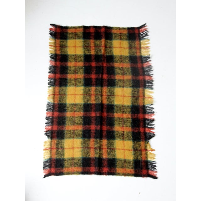 Textile Vintage Scottish Wool Lap Blanket For Sale - Image 7 of 11