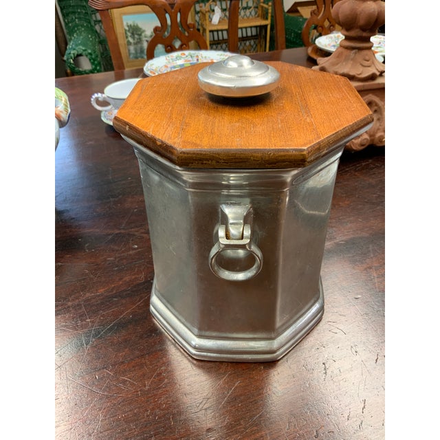 Late 20th Century 20th Century Wilton Metal Ice Bucket For Sale - Image 5 of 12