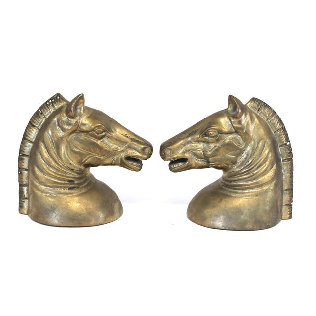 Brass Zebra Bookends A Pair Chairish