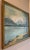 Paper Vintage Mountain Landscape Oil Painting on Board For Sale - Image 7 of 12