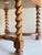 French 18th C. Charles II Style Barley Twist Spanish Revival Side Table With One Drawer Solid Walnut Wood in Style of Theodore Alexander / Eddie Bauer For Sale - Image 12 of 12