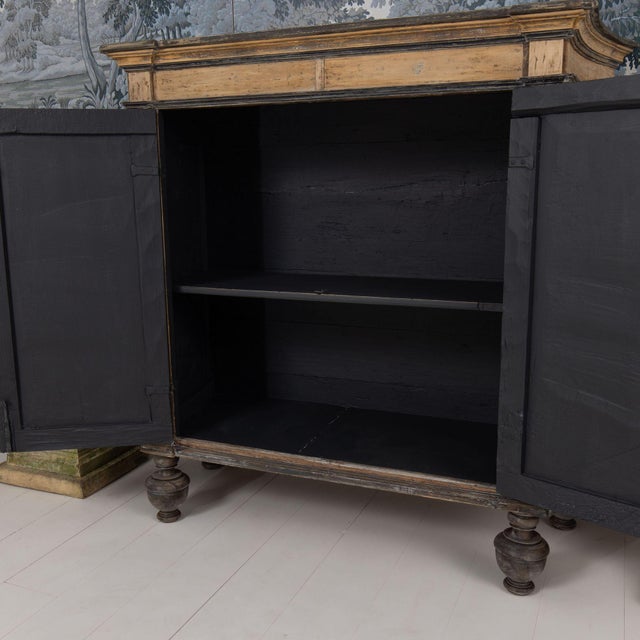 18th C. Italian Birch & Maple Wood Cabinet in the Baroque Style For Sale - Image 11 of 12