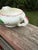 Vintage Mid-Century Blue Ridge Southern Potteries "Crab Apple" Hand-Painted Ceramic Gravy Boat For Sale - Image 4 of 9