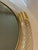 Scenographic wall mirror in Murano glass full of gold-leaf and solid Detail in brass. A luxury piece of Italian art....
