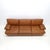 Wonderful modular sofa by OY BJ Dahlqvist AB, for BD Furniture, Jakobstad, Finland, 1070, with thick cognac colored...