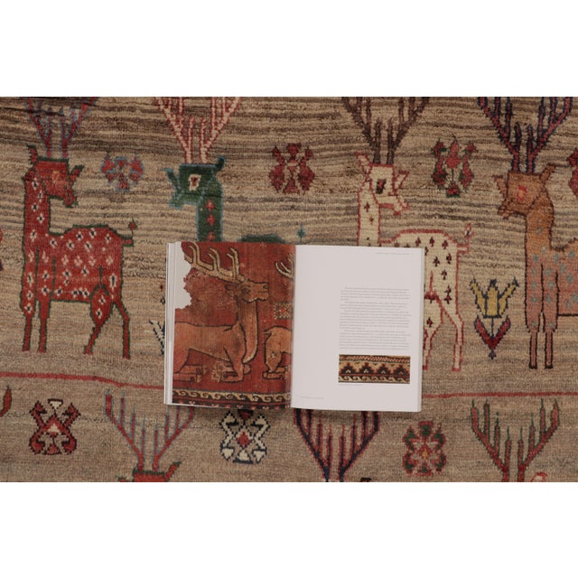 Vintage Persian Gabbeh Rug, Polychromatic Animal Pictorials - Rug & Kilim For Sale - Image 9 of 10