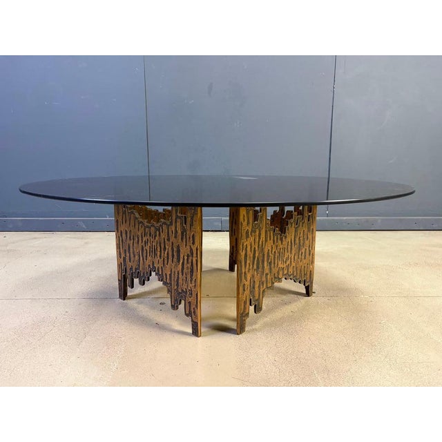 Brutalist Bronze Coffee Table, 1970s For Sale - Image 8 of 12
