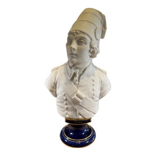 Late 19th Century Sèvres Bisque Bust of French Revolutionary Martyr Joseph Barra For Sale