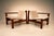 Michel Arnoult “Ouro Preto” Modular Loveseat / Pair of Open-Arm Lounge Chairs in Imbuia, Brazil, 1960s — Convertible Two-in-One Design For Sale In New York - Image 6 of 18
