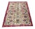 Vintage Distressed Floral Turkish Area Rug For Sale