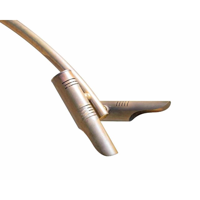 Vintage Brass Floor Lamp by Goffredo Reggiani, Italy, 1970s For Sale - Image 3 of 5