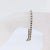 Contemporary White Diamond Round Tennis Bracelet in 14K White Gold For Sale - Image 3 of 6