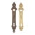 Pair of Belgian French Bronze Door Back Plates For Sale