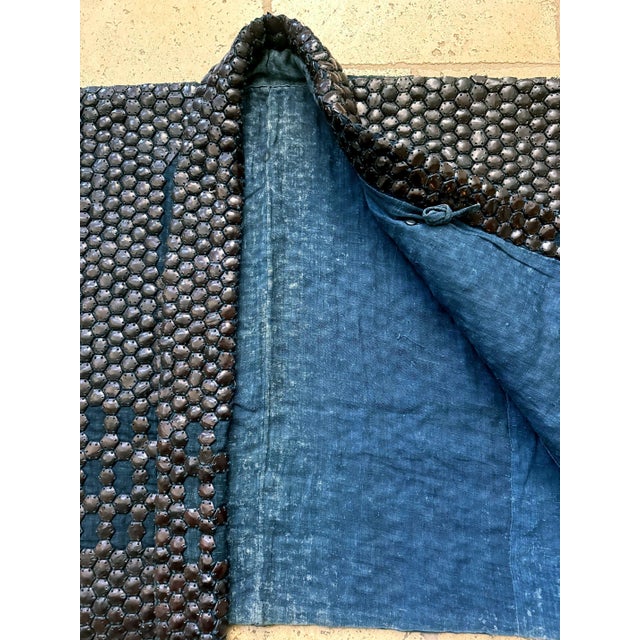 Traditional Rare Antique Kikko Katabira Armor Jacket Edo Period For Sale - Image 3 of 16