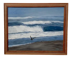 Seascape, Oil on Board