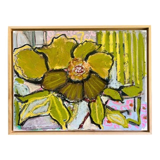 "Blooming Petals" Framed Original Painting by Shann Spishak For Sale
