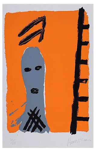Bruce Mclean Untitled (man With Ladder), (1984)